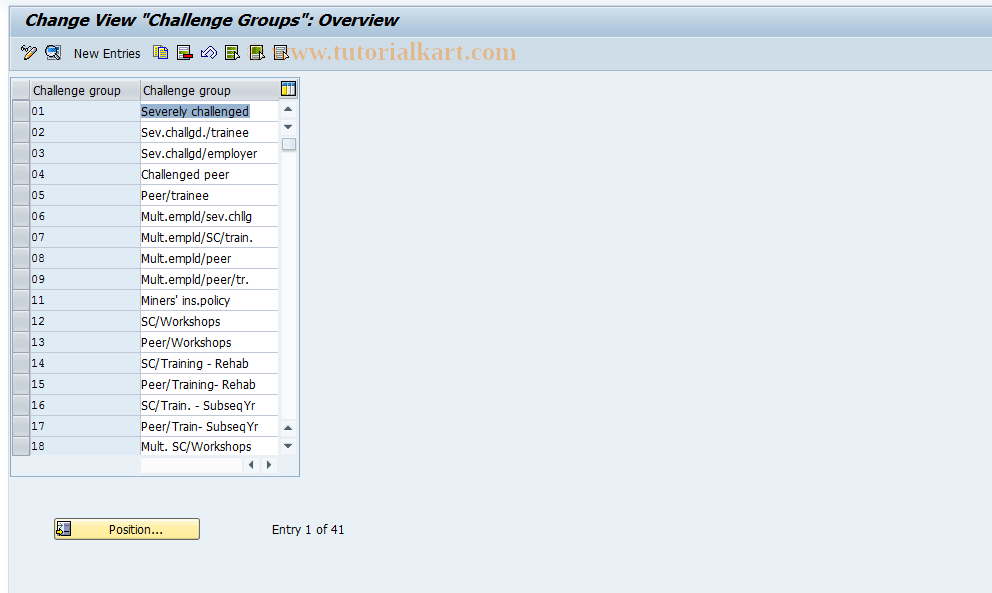 SAP TCode S_AHR_61005915 - IMG Activity: OHADEHB01