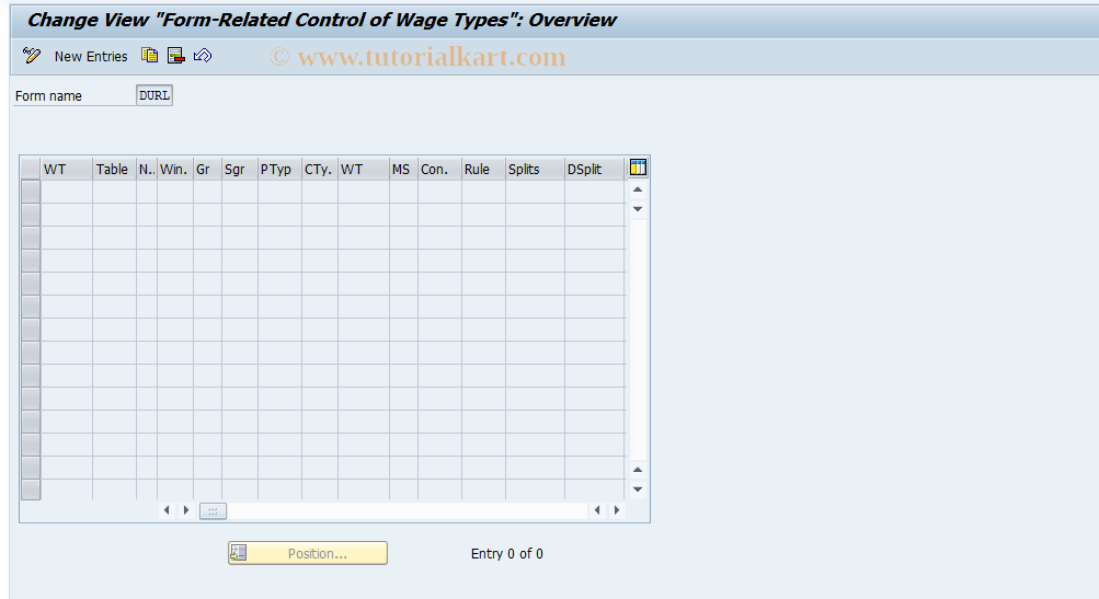 SAP TCode S_AHR_61005917 - IMG Activity: OHADEHH13