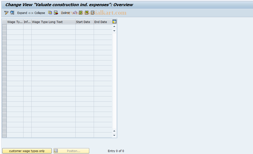 SAP TCode S_AHR_61005928 - IMG Activity: OHADBLA620