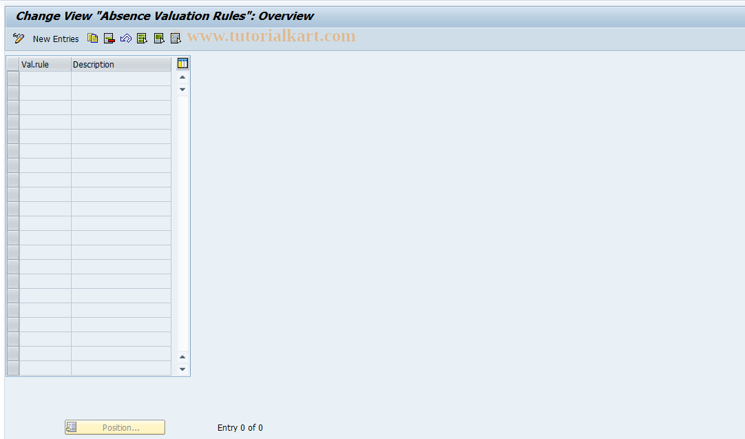 SAP TCode S_AHR_61005937 - IMG-Aktivität: OHALAB001