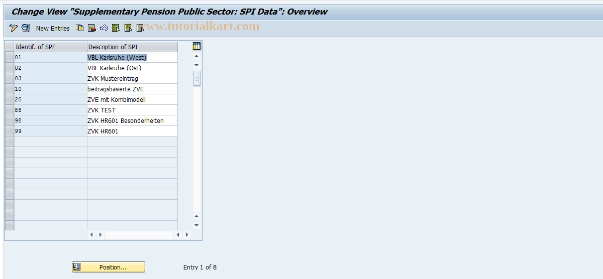 SAP TCode S_AHR_61005980 - IMG Activity: OHADOEC02