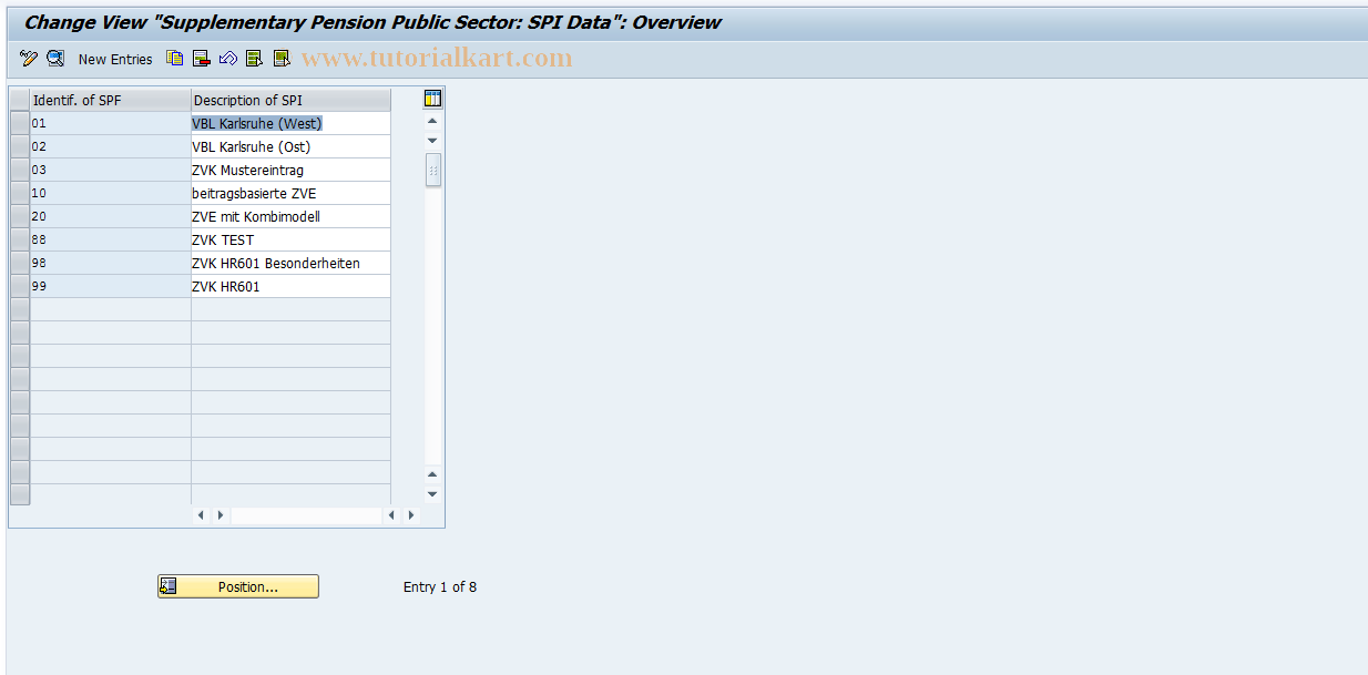 SAP TCode S_AHR_61005986 - IMG Activity: OHADOEC68