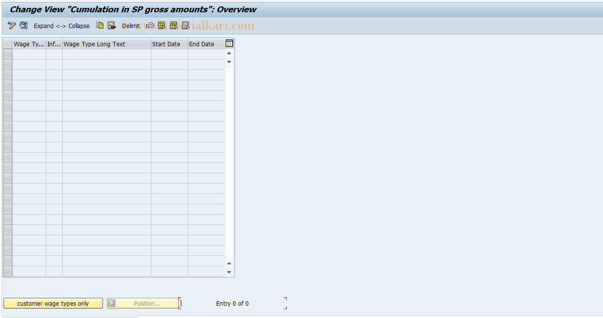 SAP TCode S_AHR_61005987 - IMG Activity: OHADOEC67