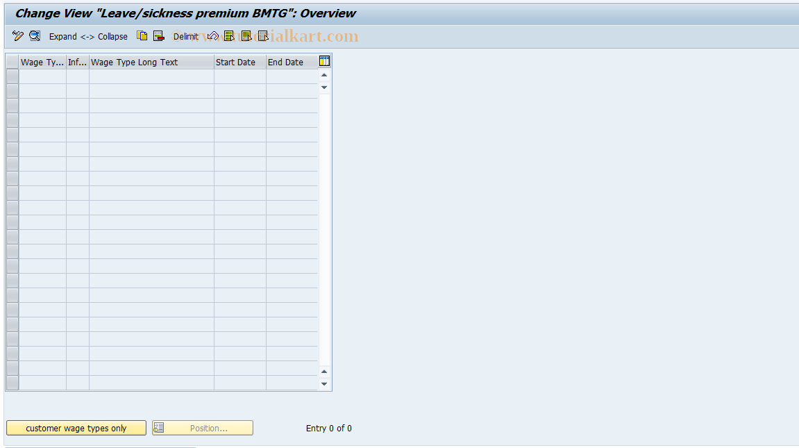 SAP TCode S_AHR_61005991 - IMG Activity: OHADOEU12