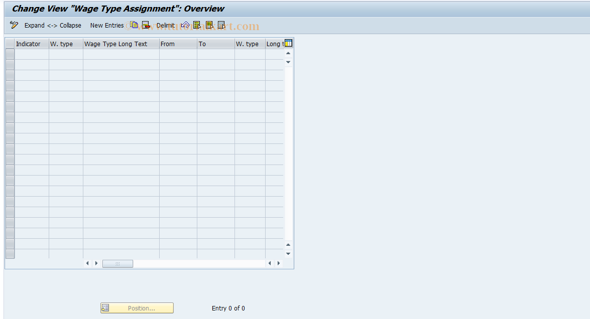 SAP TCode S_AHR_61006012 - IMG-Aktivität: OHALAP080