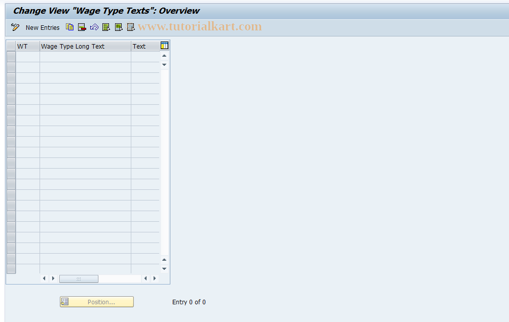 SAP TCode S_AHR_61006013 - IMG-Aktivität: OHALUM102