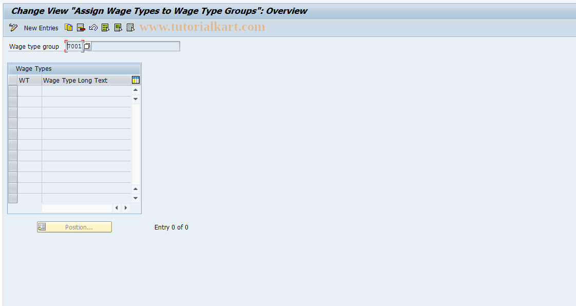 SAP TCode S_AHR_61006016 - IMG-Aktivität: OHALDD020