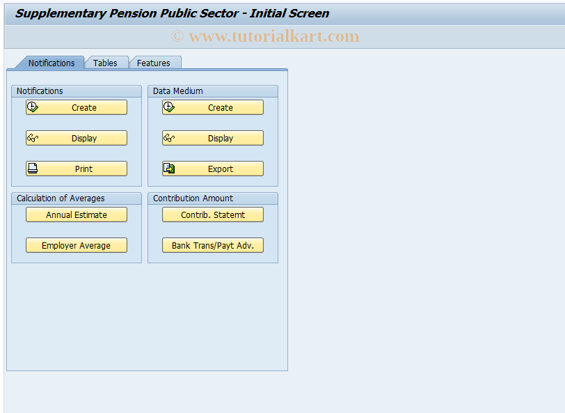 SAP TCode S_AHR_61006025 - IMG Activity: OHADOEC53