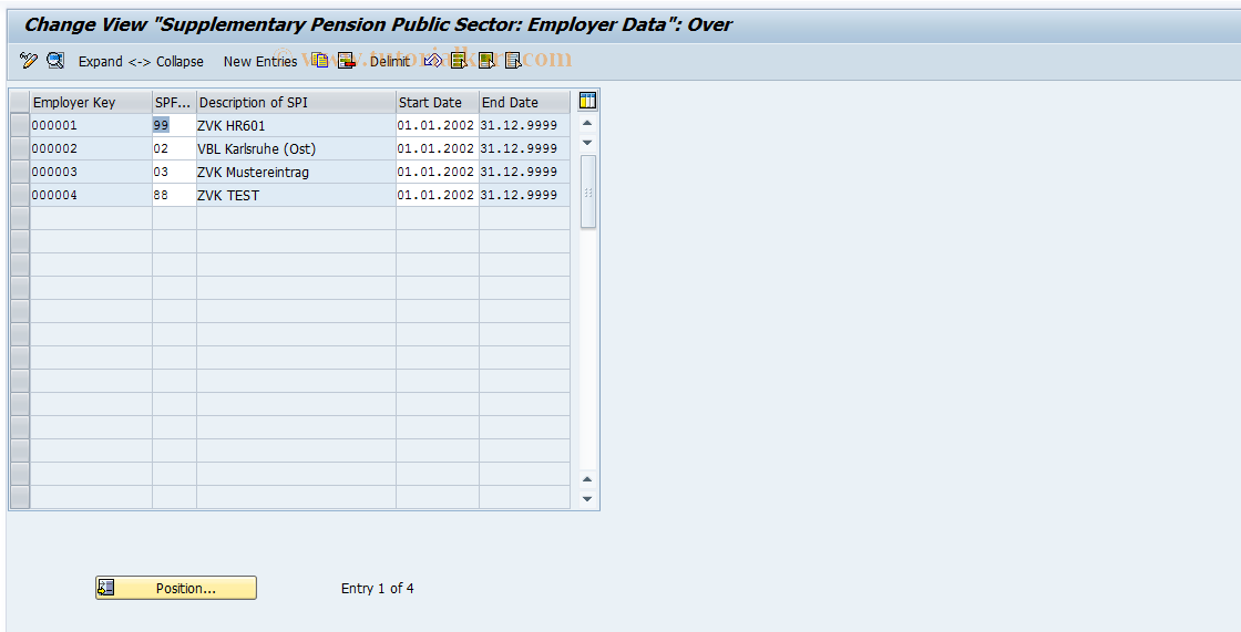 SAP TCode S_AHR_61006039 - IMG Activity: OHADOEC15