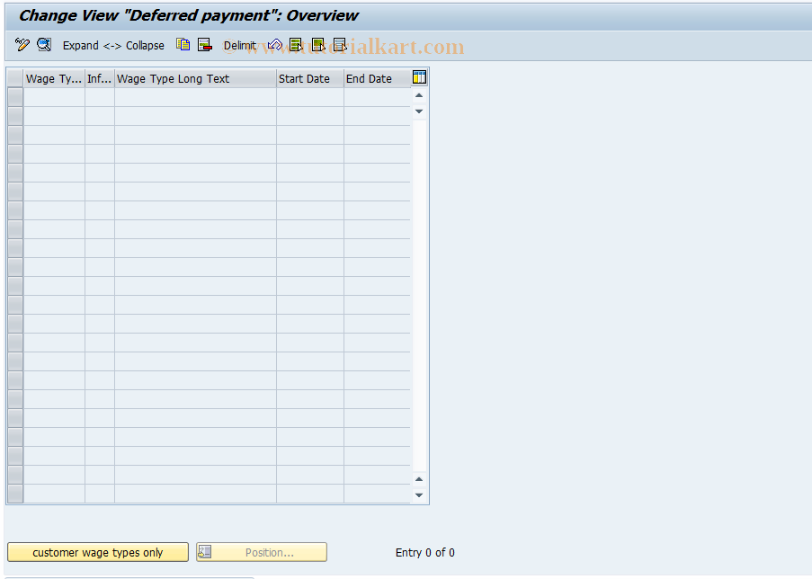 SAP TCode S_AHR_61006051 - IMG Activity: OHADEG21