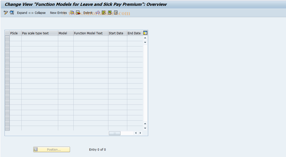 SAP TCode S_AHR_61006079 - IMG Activity: OHADOEU34