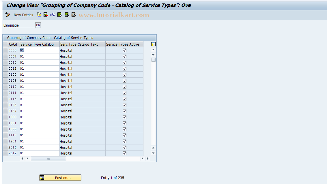 SAP TCode S_AHR_61006105 - IMG Activity: OHADT5D7O