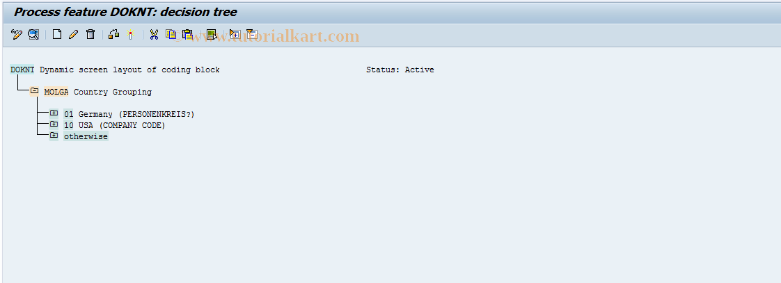 SAP TCode S_AHR_61006107 - IMG Activity: OHADDOKNT