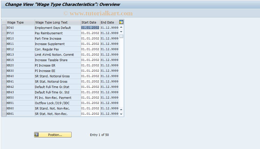 SAP TCode S_AHR_61006120 - IMG Activity: OHADSVC2024