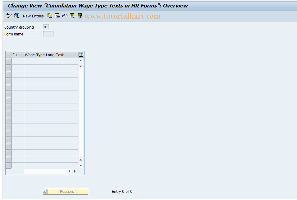 SAP TCode S_AHR_61006138 - IMG Activity: OHADBEBB12E