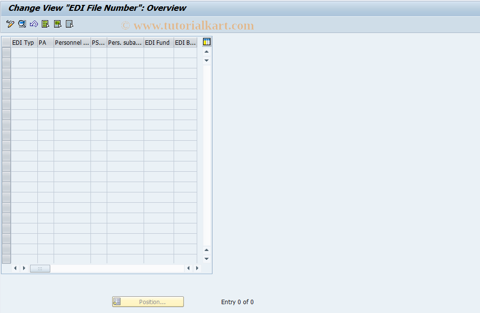 SAP TCode S_AHR_61006141 - IMG Activity: OHADSVD15