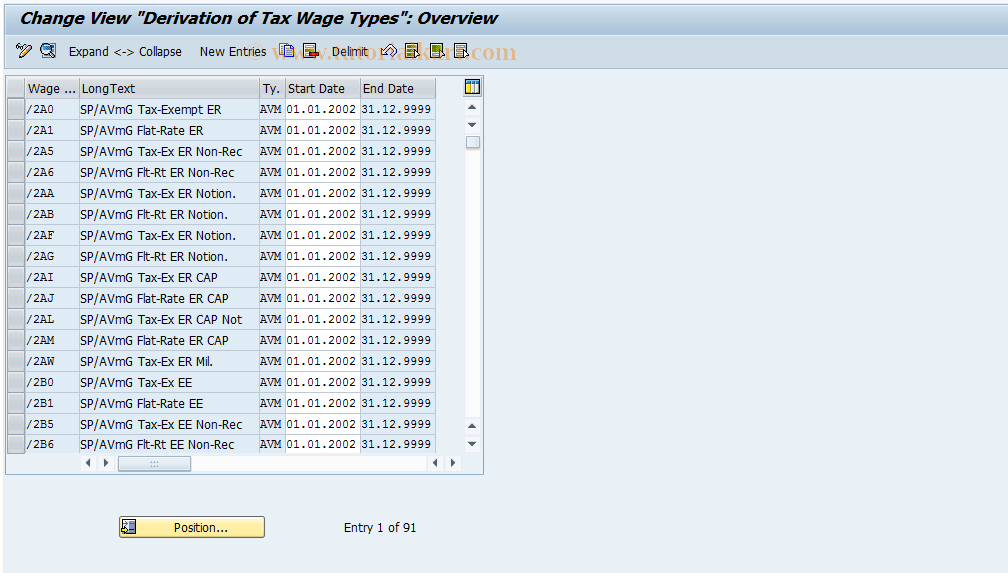 SAP TCode S_AHR_61006158 - IMG Activity: OHADSTC35