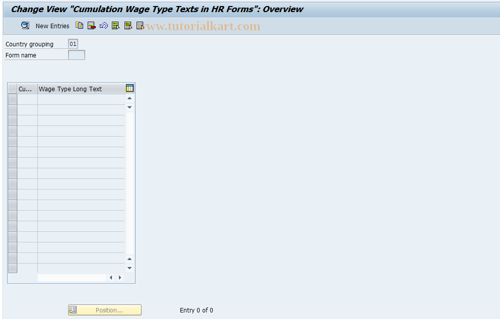 SAP TCode S_AHR_61006161 - IMG Activity: OHADBEBB13E