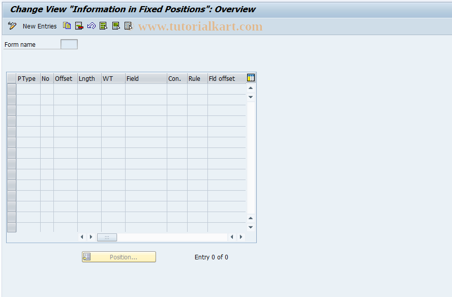 SAP TCode S_AHR_61006166 - IMG Activity: OHADBEBB13B