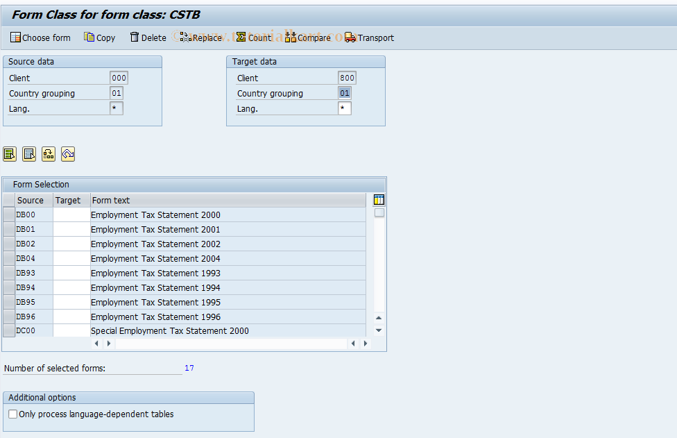 SAP TCode S_AHR_61006168 - IMG Activity: OHADSTE12