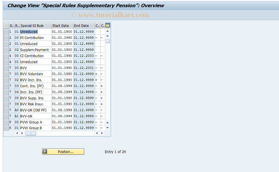 SAP TCode S_AHR_61006177 - IMG Activity: OHADSVF26