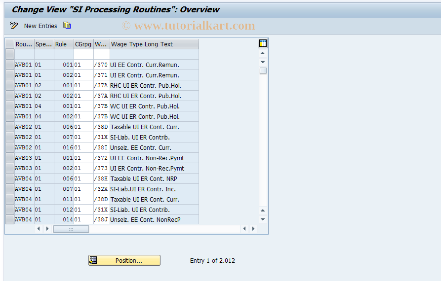 SAP TCode S_AHR_61006191 - IMG Activity: OHADSVF24