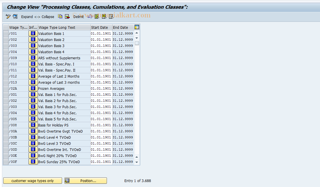 SAP TCode S_AHR_61006193 - IMG Activity: OHADBEBB10F