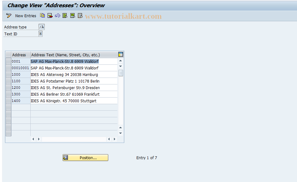 SAP TCode S_AHR_61006197 - IMG Activity: OHADDUC04