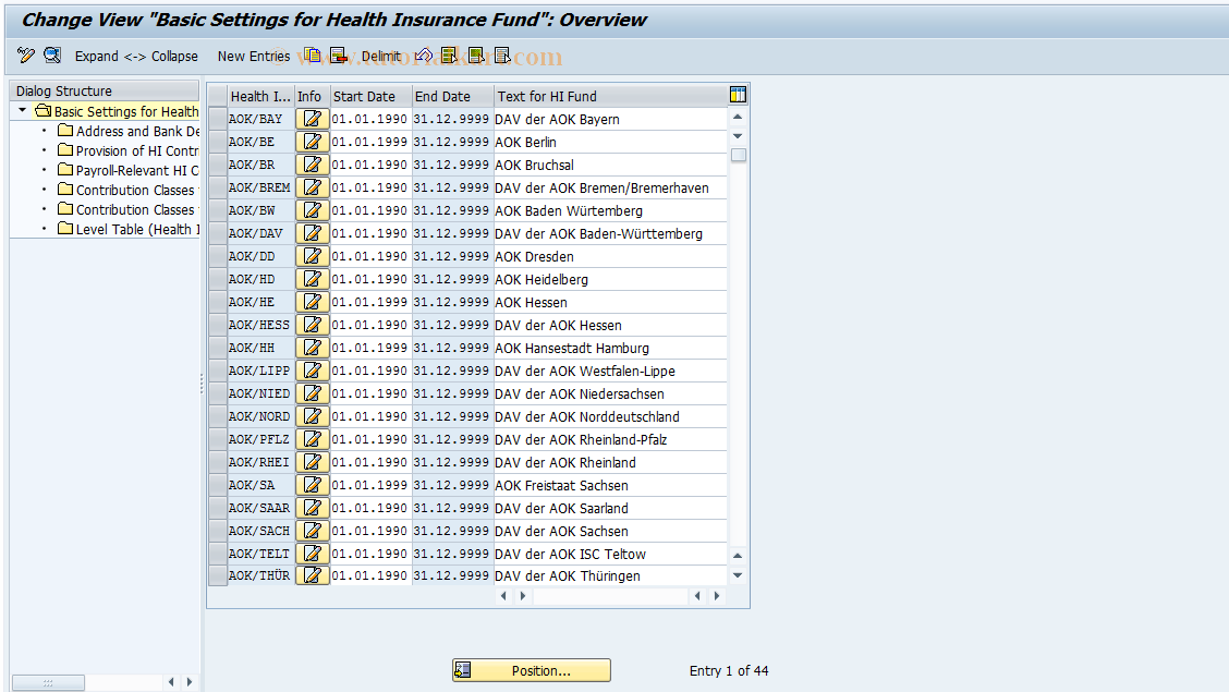 SAP TCode S_AHR_61006198 - IMG Activity: OHADDUC05