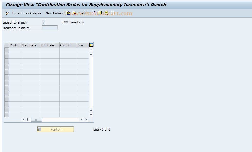 SAP TCode S_AHR_61006210 - IMG Activity: OHADSVE14