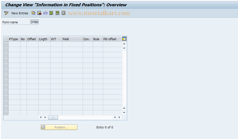 SAP TCode S_AHR_61006220 - IMG Activity: OHADSVD38