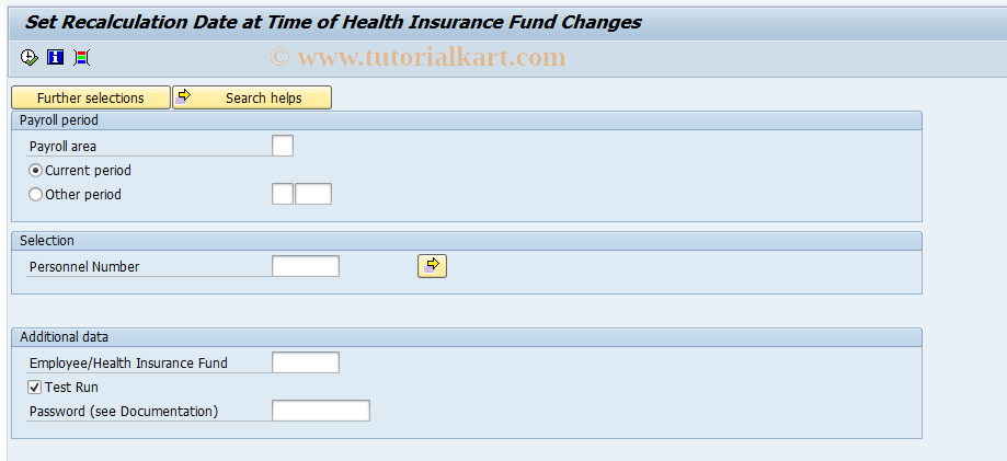 SAP TCode S_AHR_61006225 - IMG Activity: OHADSVF11