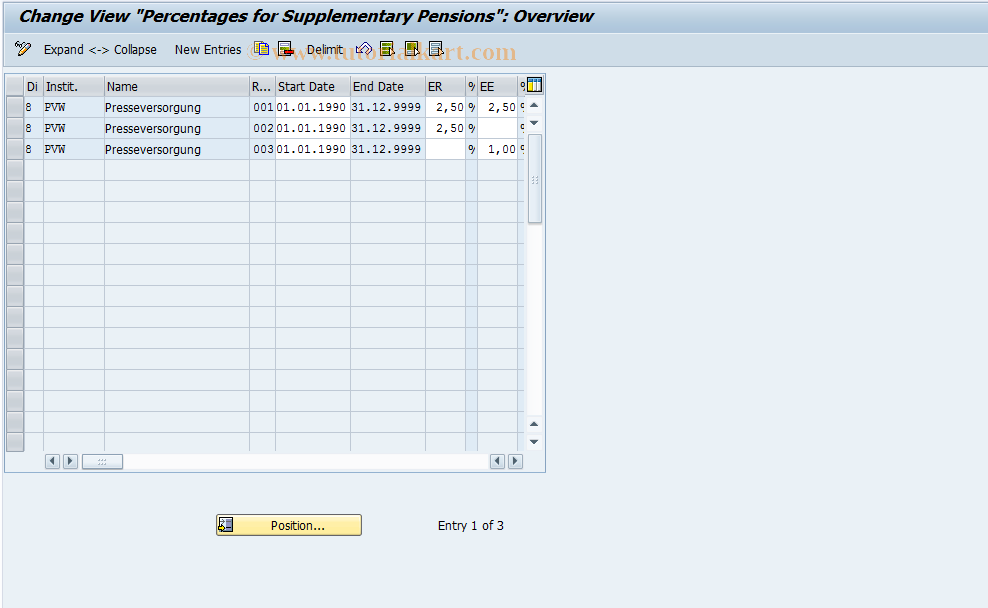 SAP TCode S_AHR_61006234 - IMG Activity: OHADSVE24