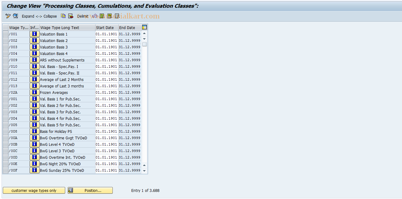 SAP TCode S_AHR_61006239 - IMG Activity: OHADBEBB11F