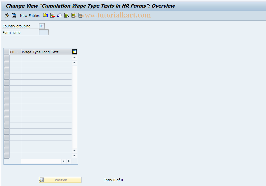 SAP TCode S_AHR_61006240 - IMG Activity: OHADBEBB11E