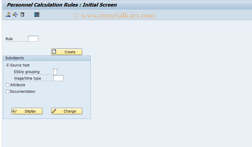 SAP TCode S_AHR_61006267 - IMG Activity: OHADAB010