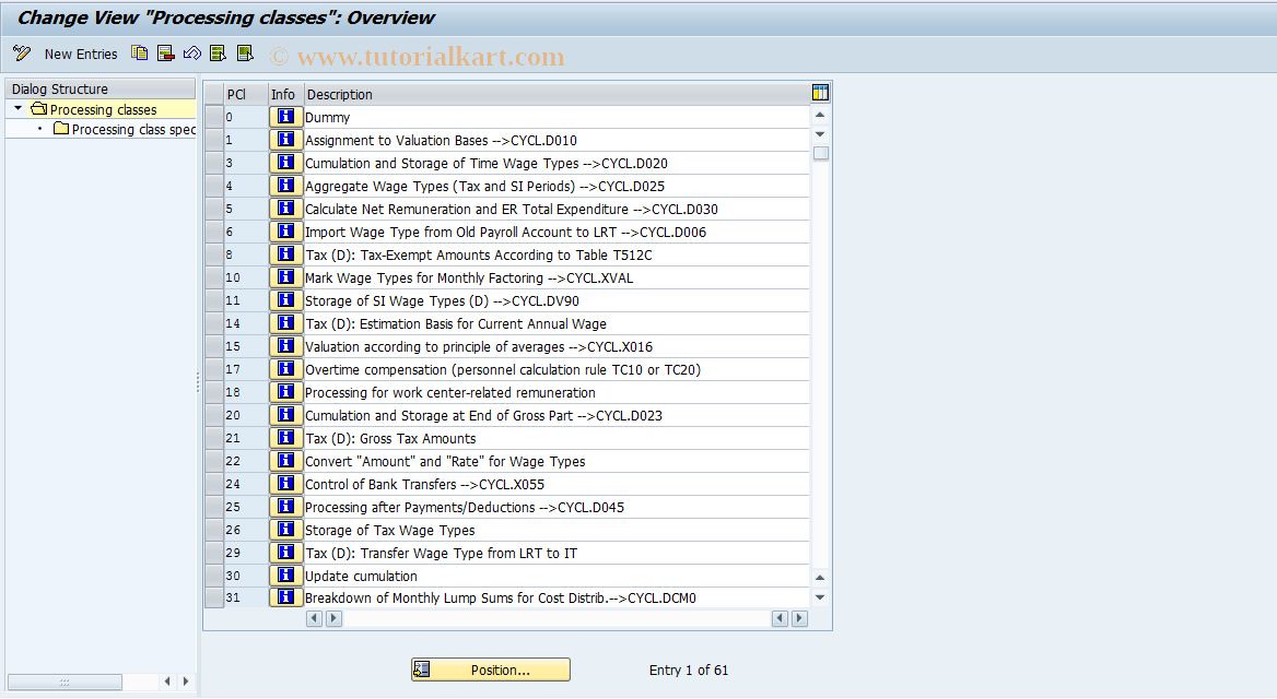 SAP TCode S_AHR_61006277 - IMG Activity: OHADUM013