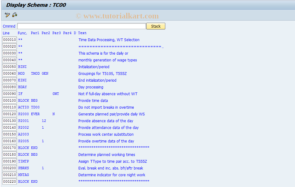 SAP TCode S_AHR_61006294 - IMG Activity: OHADTI350