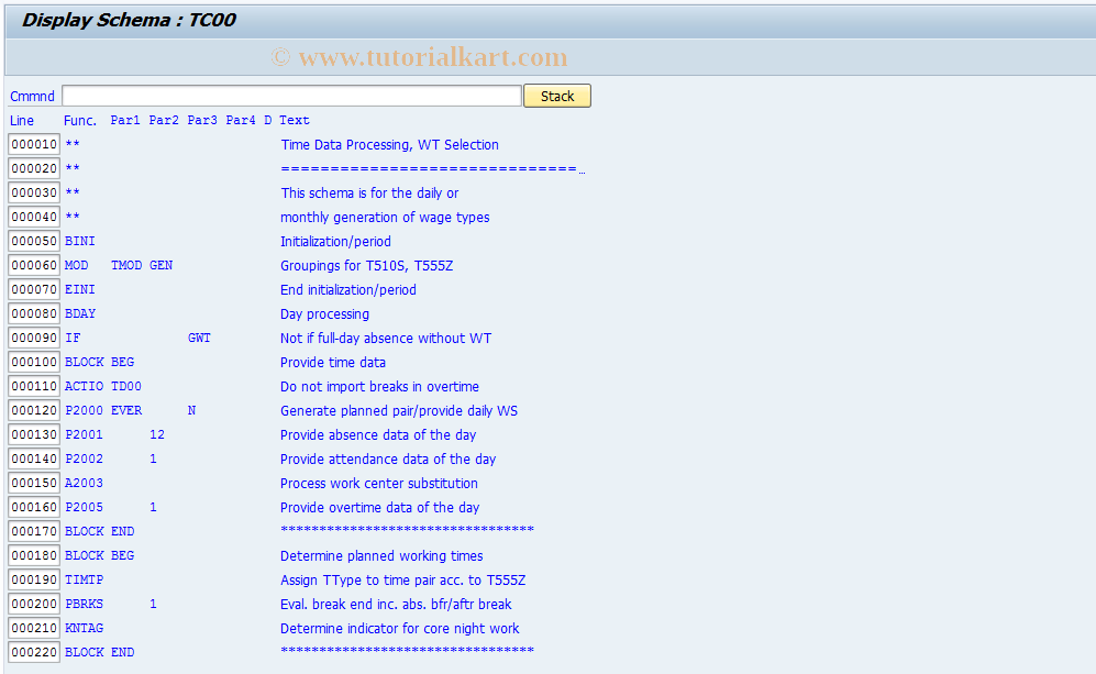 SAP TCode S_AHR_61006305 - IMG Activity: OHADTI323