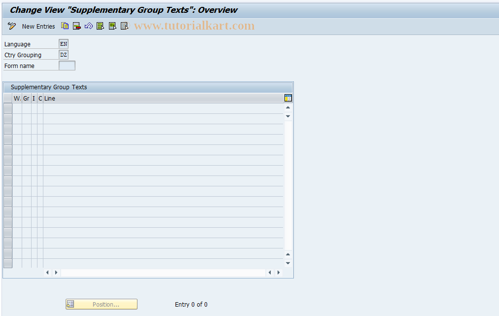 SAP TCode S_AHR_61006737 - IMG-Activity: SIMG_OHAAR_407