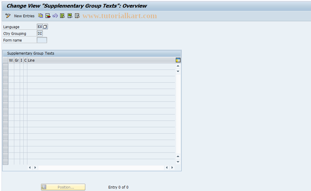 SAP TCode S_AHR_61006749 - IMG-Activity: SIMG_OHAAR_427