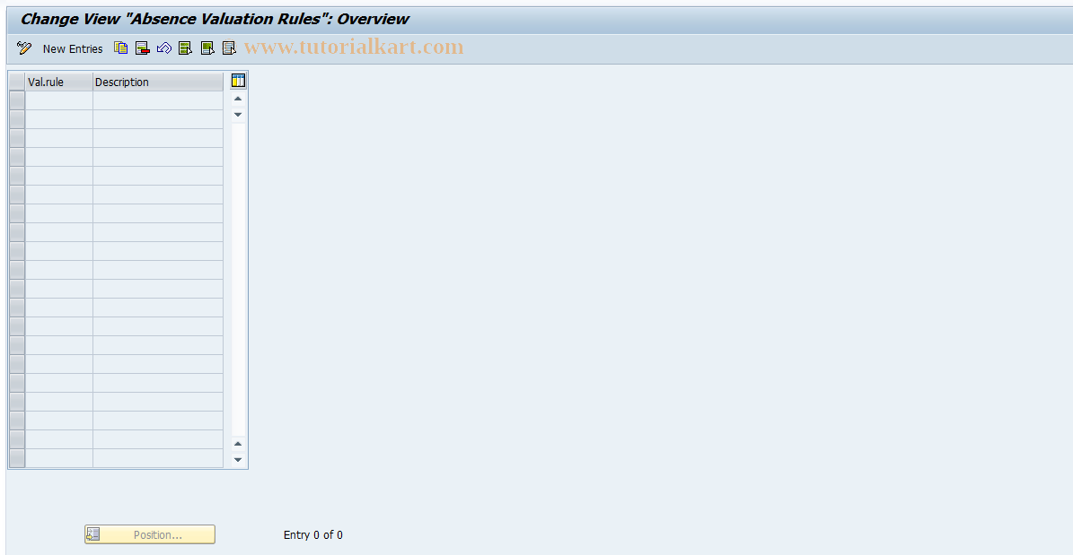 SAP TCode S_AHR_61006755 - IMG-Activity: OHAMX_AB001
