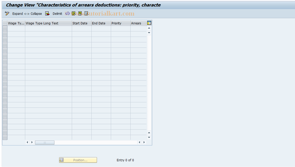 SAP TCode S_AHR_61006791 - IMG-Activity: OHAVE_DE1041