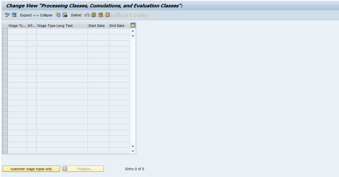 SAP TCode S_AHR_61006803 - IMG-Activity: OHAMX_SUEL110