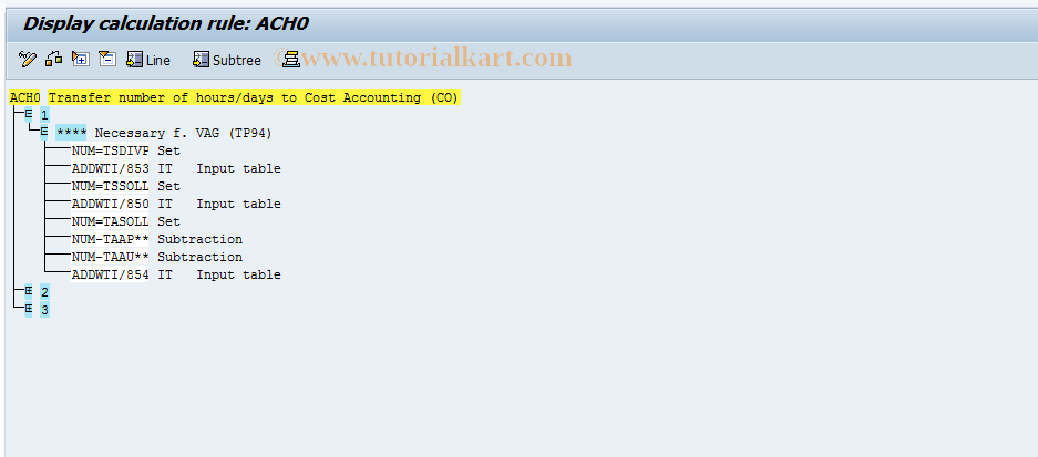 SAP TCode S_AHR_61006812 - IMG Activity: OHAAKL001