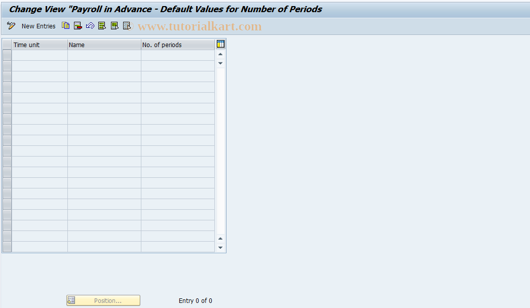 SAP TCode S_AHR_61006818 - IMG activity: OHABR_OCAP001