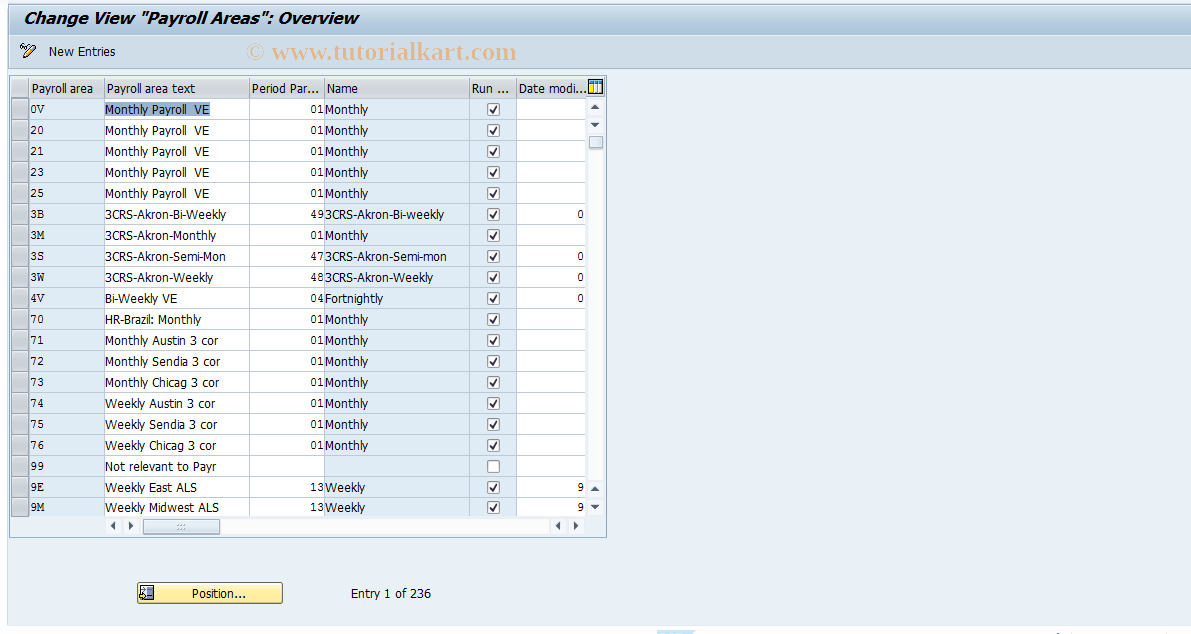 SAP TCode S_AHR_61006836 - IMG-Activity: OHAAR_UM006