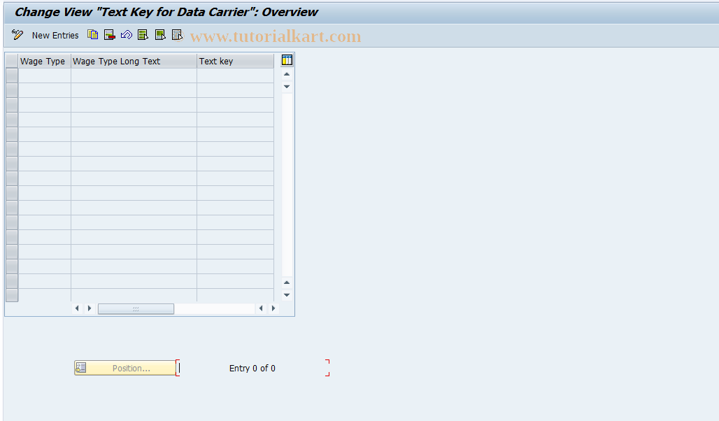 SAP TCode S_AHR_61006952 - IMG-Aktivität: OHAWDT004