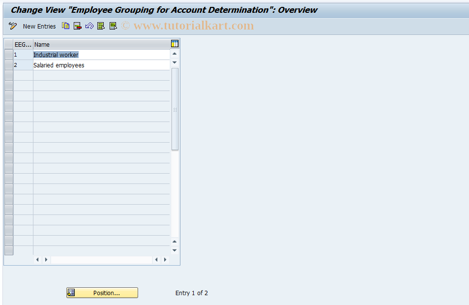 SAP TCode S_AHR_61007004 - Customizing Activity: OHAARI015