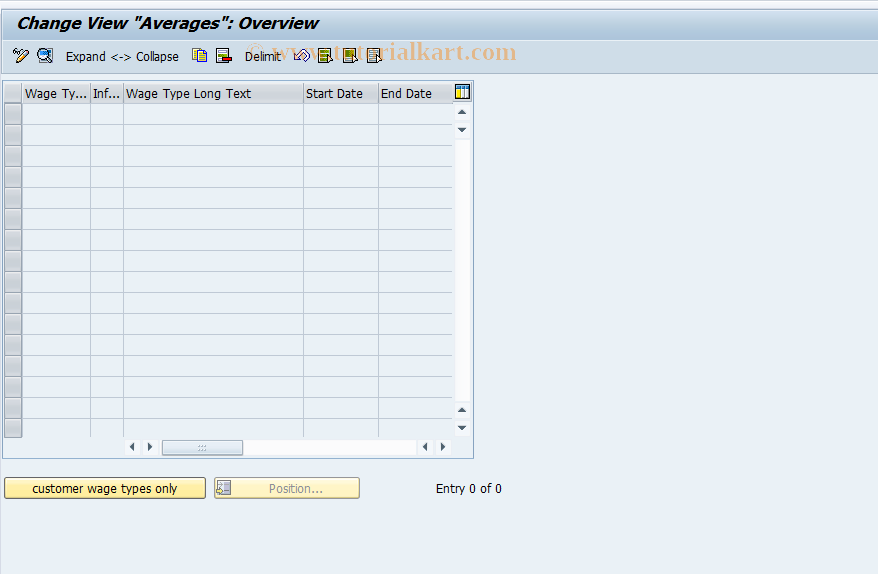 SAP TCode S_AHR_61007011 - IMG Activity: OHACAVBAS